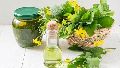 αφέψημα Celandine για τη θεραπεία του μύκητα των νυχιών